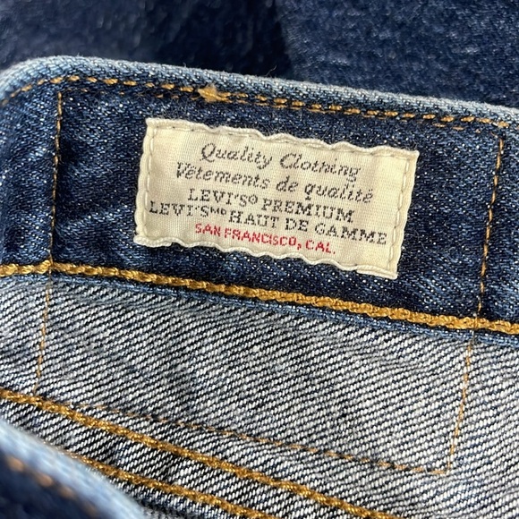 Levi's Premium Men’s 501 93 Straight Leg Jeans The Fillmore Blue Dark Wash 34 34 - Picture 10 of 14